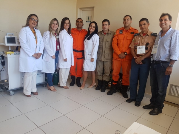 Atendimento aos participantes do Seminário acontece ao lado do auditório do 6º andar. (Foto: Arquivo Pessoal). 