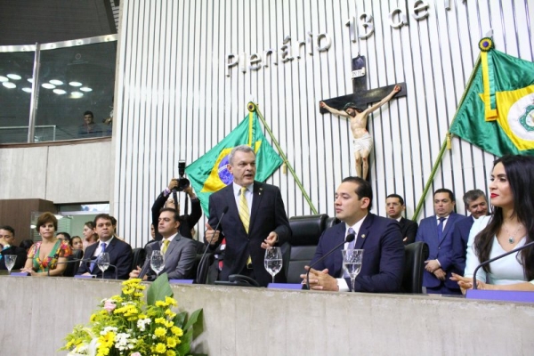 Deputado Dr. Sarto discursa após ser eleito presidente da AL-CE