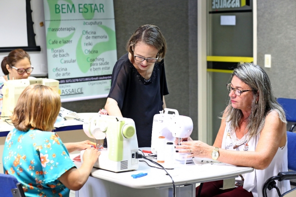 Servidoras da AL-CE durante a atividade