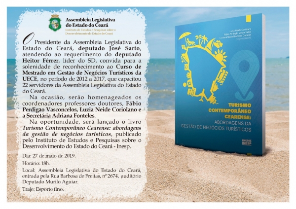 Livro traz artigos de servidores da Assembleia Legislativa do Ceará