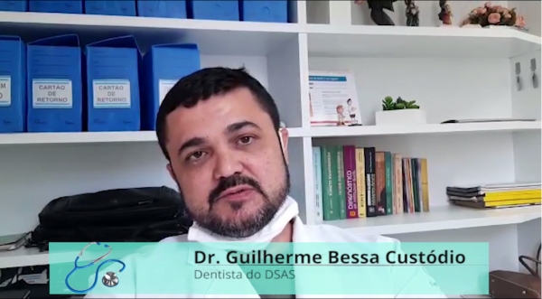 Doutor Guilherme Bessa,dentista do DSAS