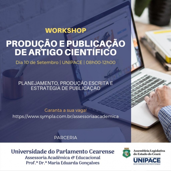 Inscrições podem ser feitas até o dia 9 de setembro