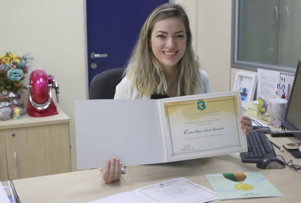 Sicília Regadas, coordenadora do Cerimonial do Poder Legislativo