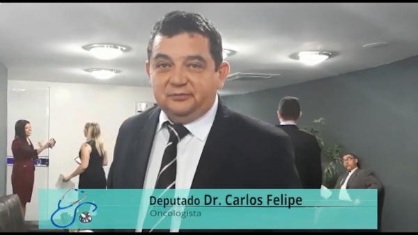 Deputado Carlos Felipe orienta sobre a prevenção do câncer de Próstata