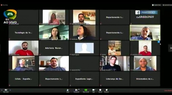 Parlamentares participaram da reunião de forma virtual, com transmissão pelos canais de Comunicação Social da Casa