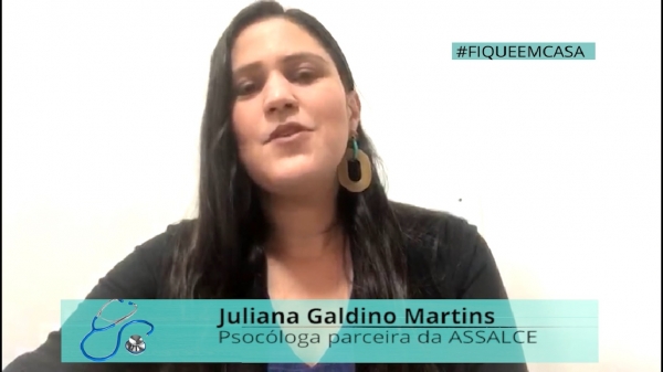 Psicóloga Juliana Galdino orienta sobre trato com idosos durante pandemia