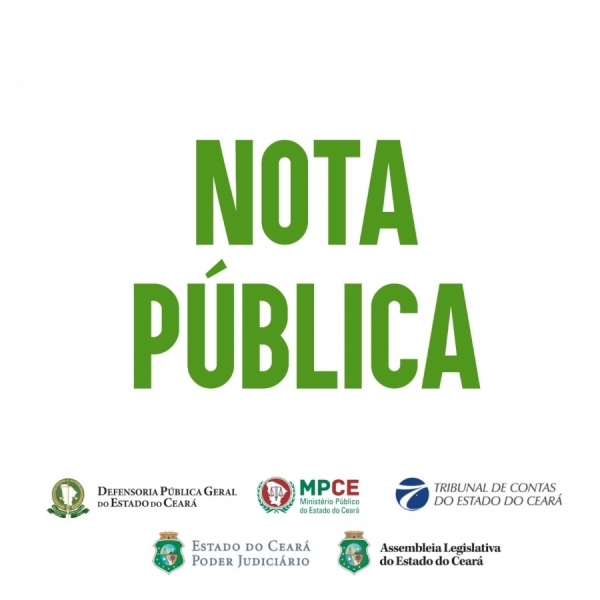 Nota pública foi divulgada neste sábado (04/04)