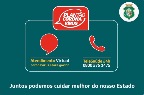 Confira como fazer contato com o Plantão Coronavírus