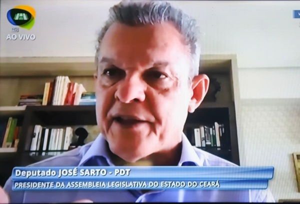 Sessão foi conduzida pelo presidente da Assembleia, deputado José Sarto