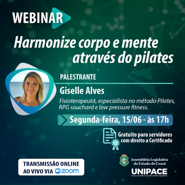 Palestra será ministrada pela  fisioterapeuta, Giselle Alves