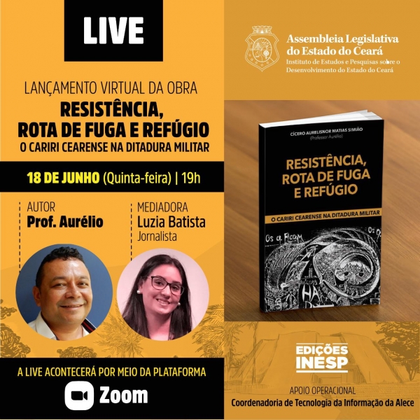 Lançamento será nesta quinta-feira (18/06), às 19 horas