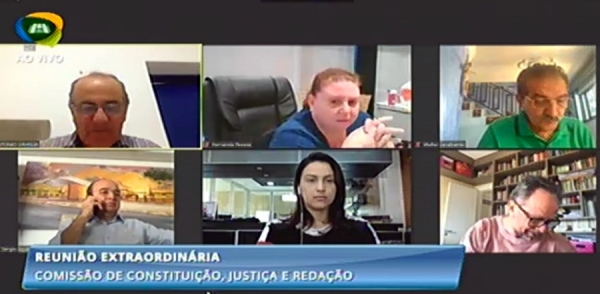 Nova metodologia foi utlizada na reunião da Comissão de Constituição, Justiça e Redação, nesta quarta-feira (17/06)