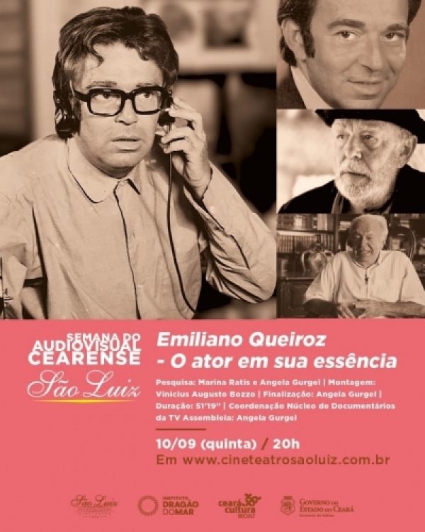  Parceria do Cineteatro São Luiz com o Núcleo de Documentários da TV Assembleia vem desde agosto