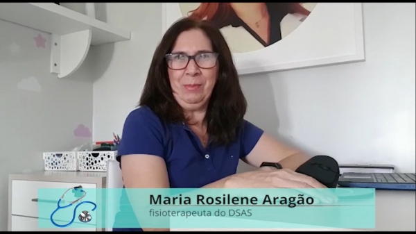 Rosilene Aragão , fisioterapeuta do DSAS 