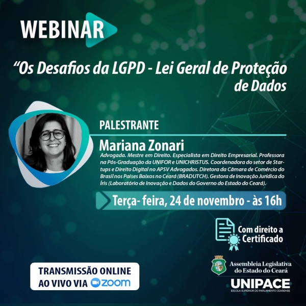 Inscrições para o Webinar já estão abertas