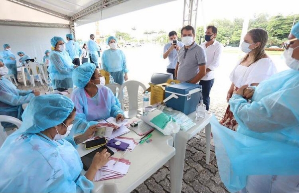 Presidente da AL, Evandro Leitão, participou da atividade neste domingo (07/02)