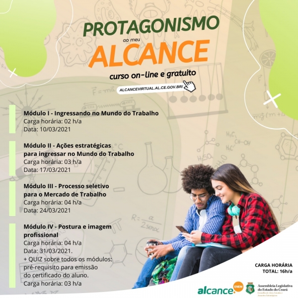 Conteúdo programático será disponibilizado até o dia 31 de março