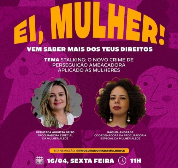 Debate terá transmissão pelo Instagram nesta sexta-feira (16/04)