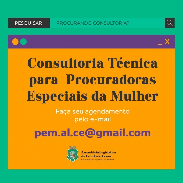 Atendimento deve ser agendado pelo e-mail pem.al.ce@gmail.com