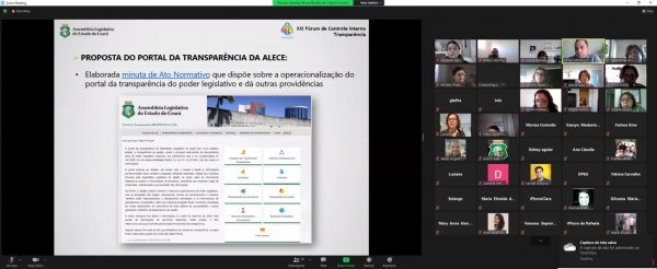 O evento contou com a participação e interação de servidores do Poder Legislativo e do público externo