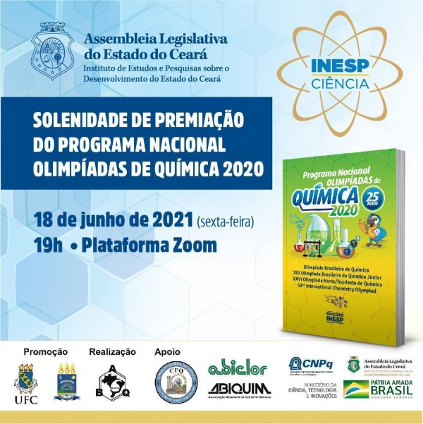 Solenidade terá transmissão pela plataforma Zoom