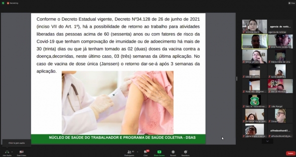 Núcleo de Saúde do Trabalhador é vinculado ao DSAS