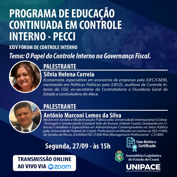  evento será transmitido pela plataforma Zoom