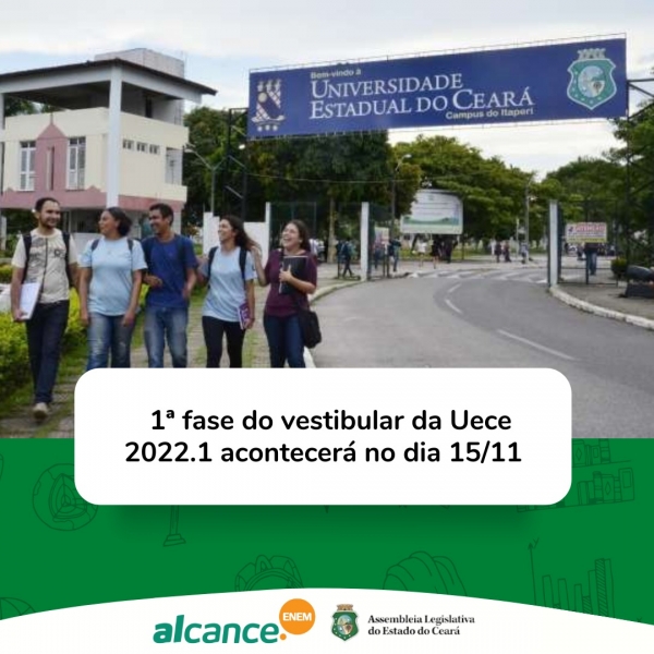 Uece aplicará provas nos dias 15 de novembro, 5 e 6 de dezembro