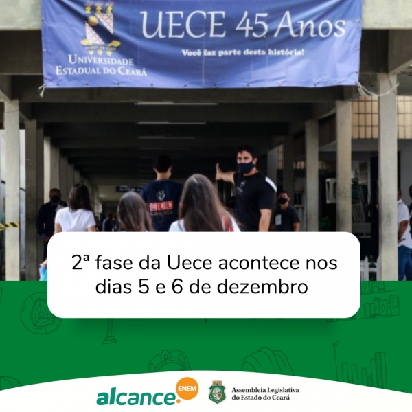 Resultado da primeira fase do vestibular da Uece foi divulgado nesta quinta-feira (02/12)