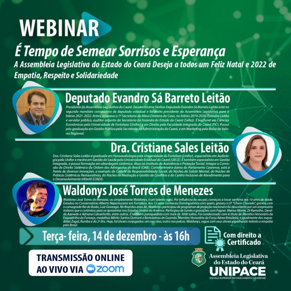 Esta será a última edição do Webinar em 2021