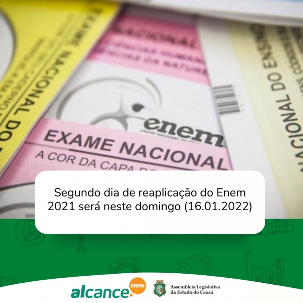 Alcance.Enem terá aulas transmitidas pela TV Assembleia neste sábado (15/01)