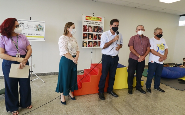 Diretor do DSAS, Luis Edson Sales, fala durante a atividade