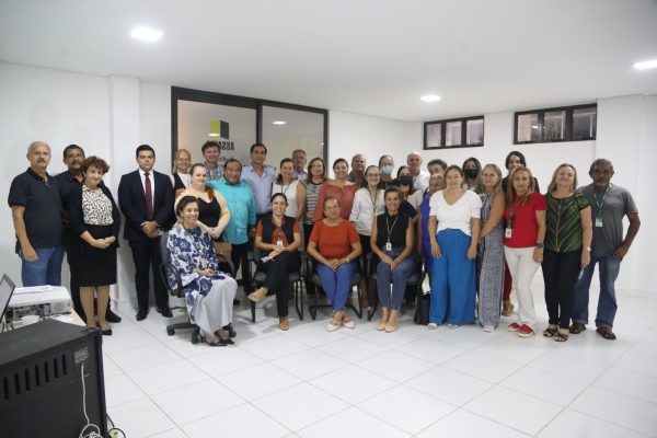 Servidores após a palestra realizada na sede da Assalce