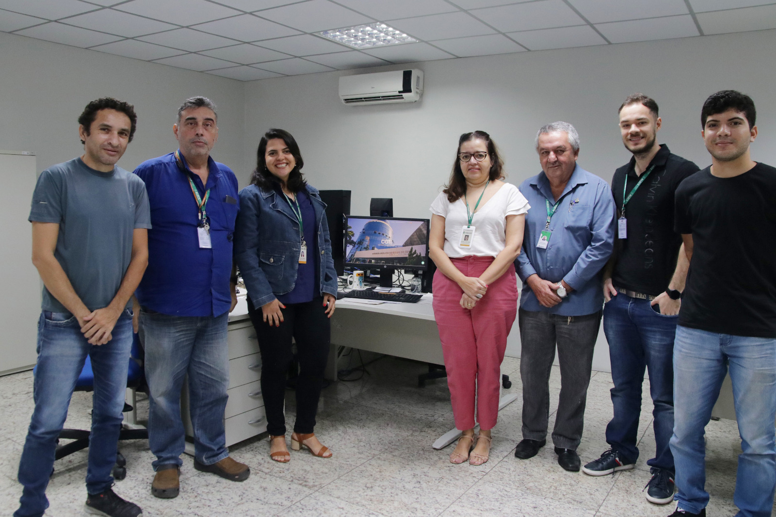 Equipe responsável pelo novo site da Coti