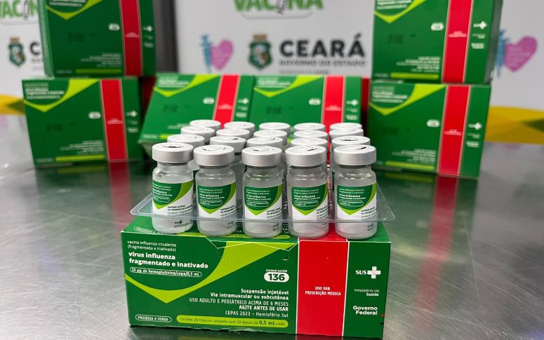 Sesa informa que 284 mil doses foram distribuídas aos 184 municípios cearenses