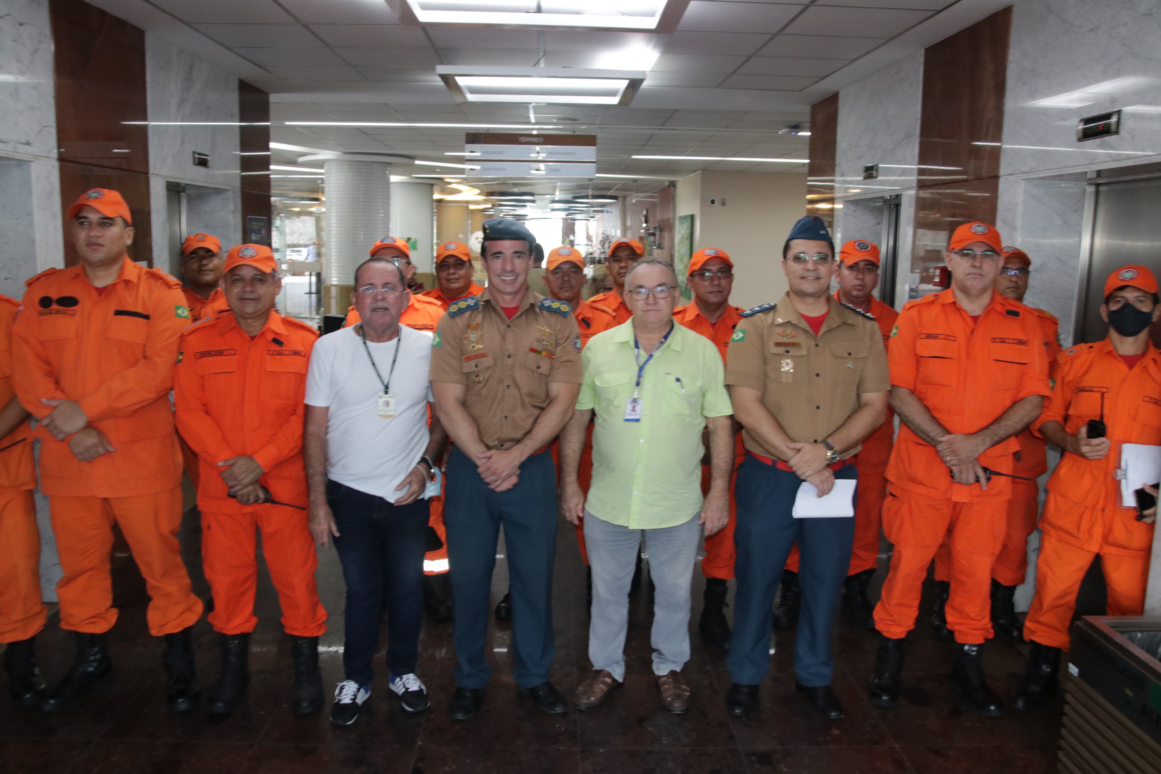 Participantes do treinamento realizado nesta segunda-feira (03/04)