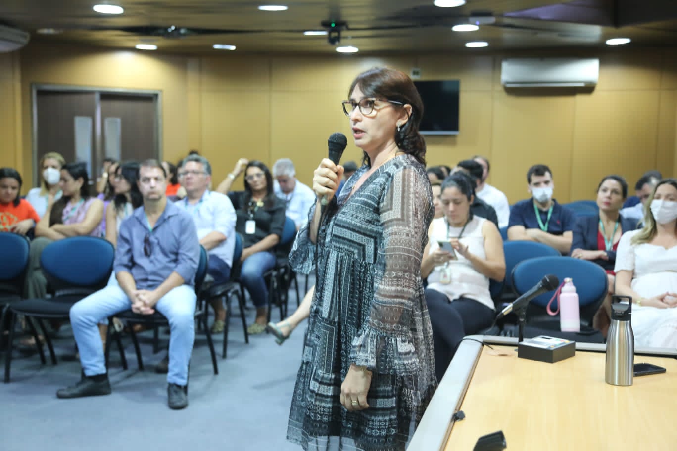 Conceição Machado, orientadora da Célula de Sustentabilidade e Gestão Ambiental, na atividade