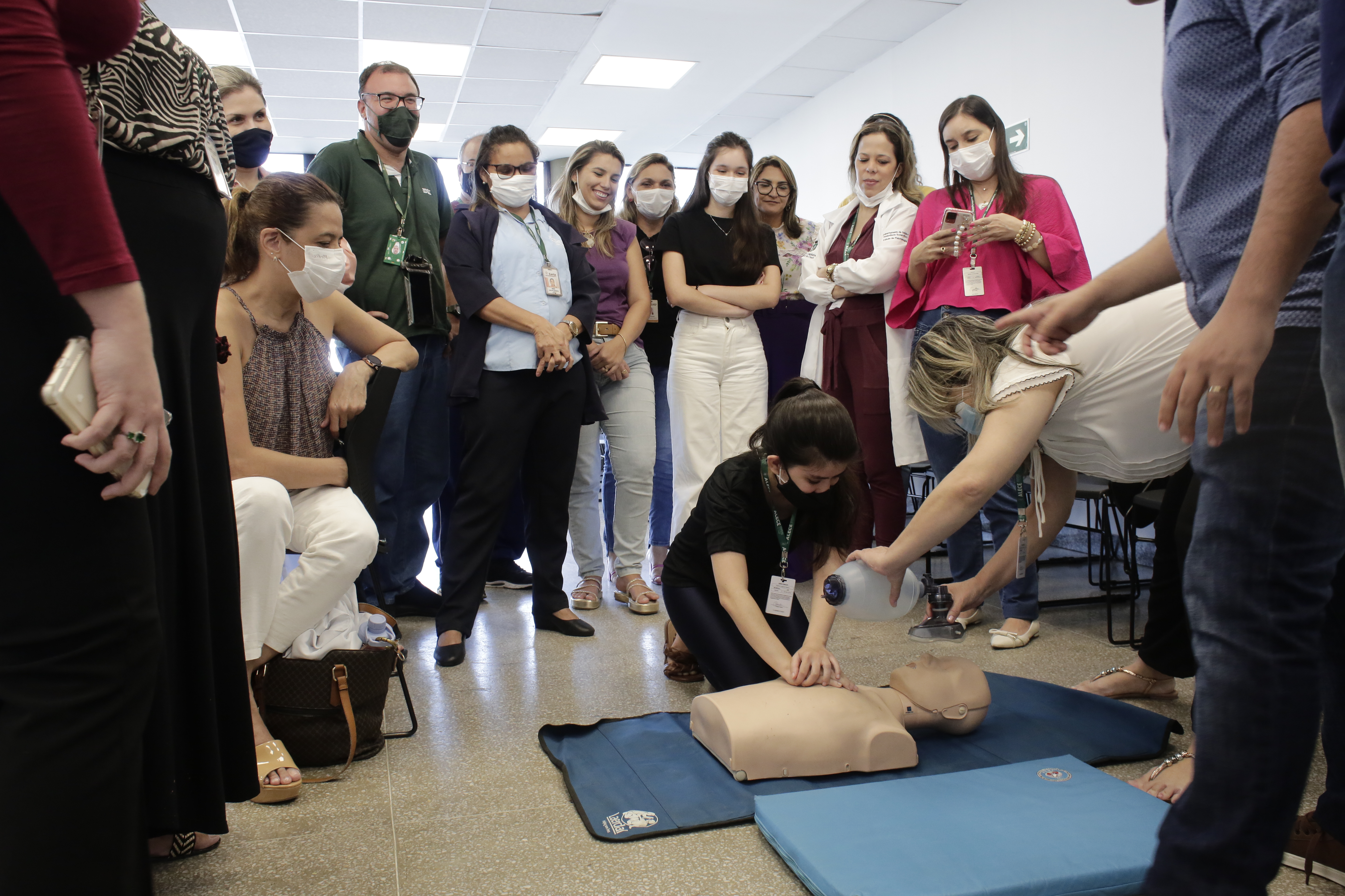 Curso envolveu treinamentos práticos