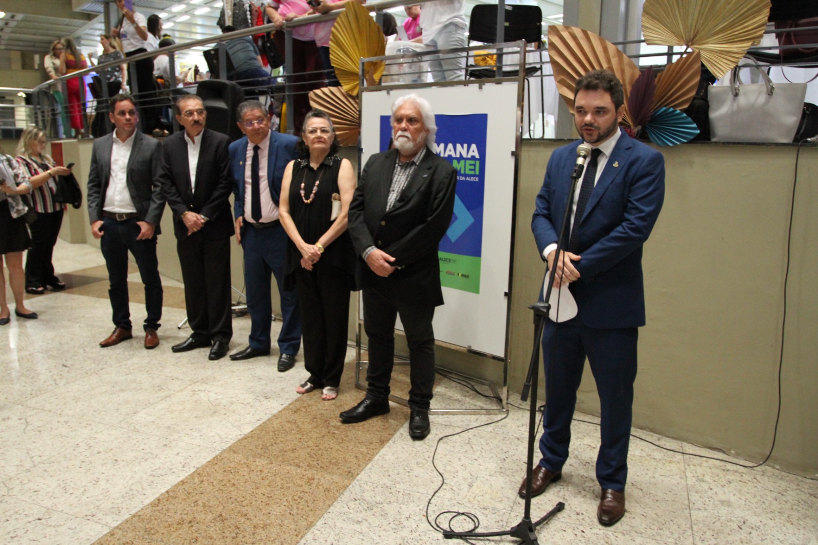 Deputado Alysson Aguiar, coordenador geral da Sala do Empreendedor, durante a atividade