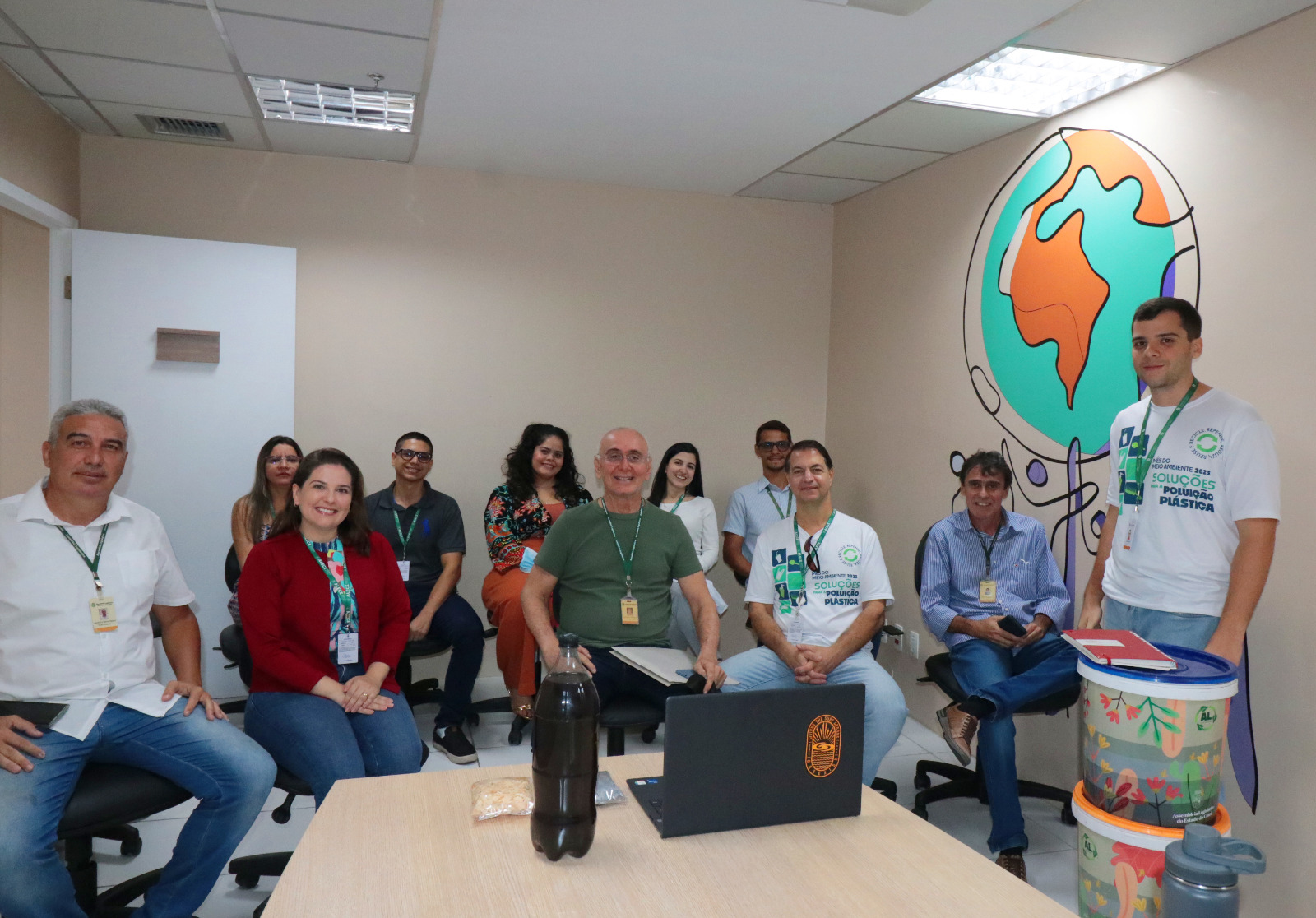 Uma das atividades realizadas foi a Oficina de Compostagem