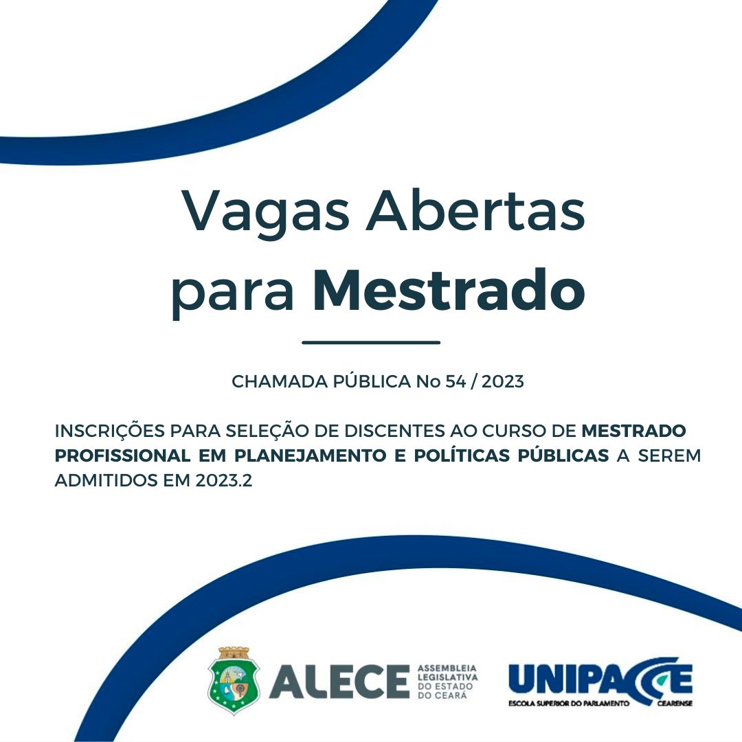 Curso disponibiliza cinco vagas para servidores da Alece