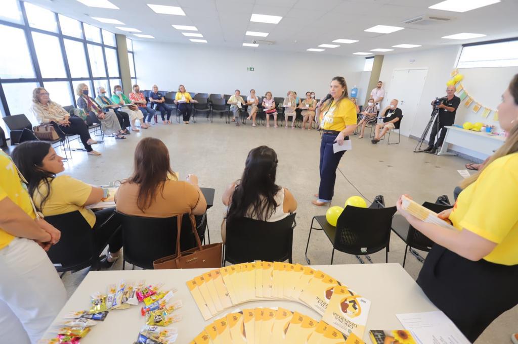 Profissionais interagiram com idosos sobre as questões que envolvem a saúde mental