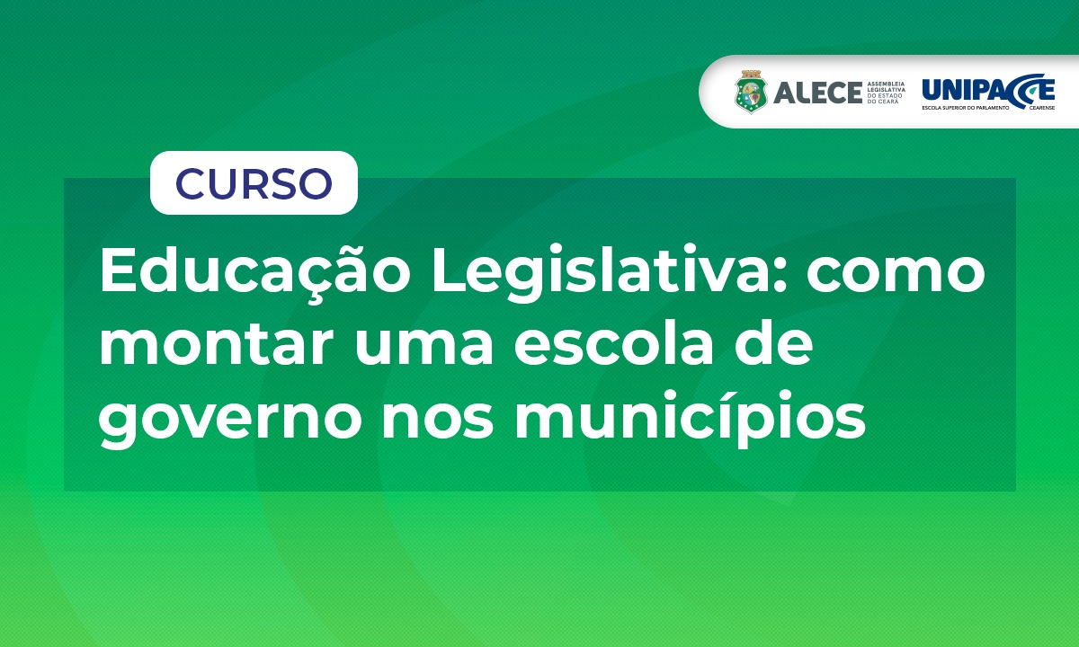 Aulas serão nos dias 16, 18 e 20 de outubro