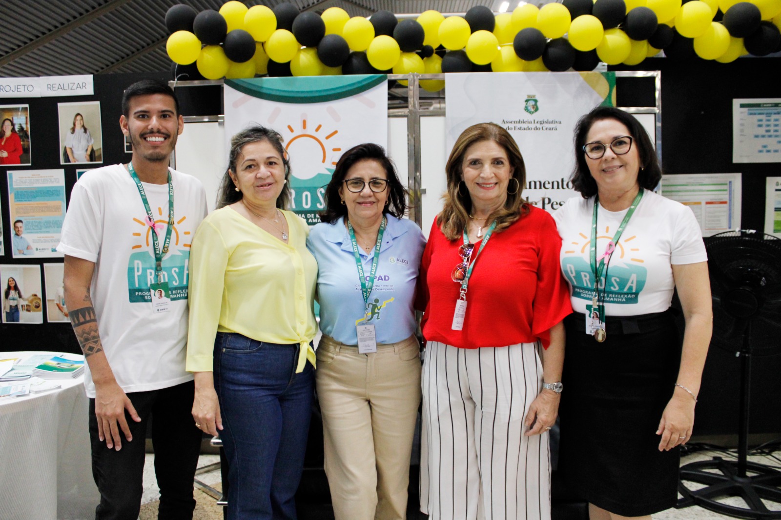 Stand recebeu servidores no hall de entrada do Plenário 13 de Maio