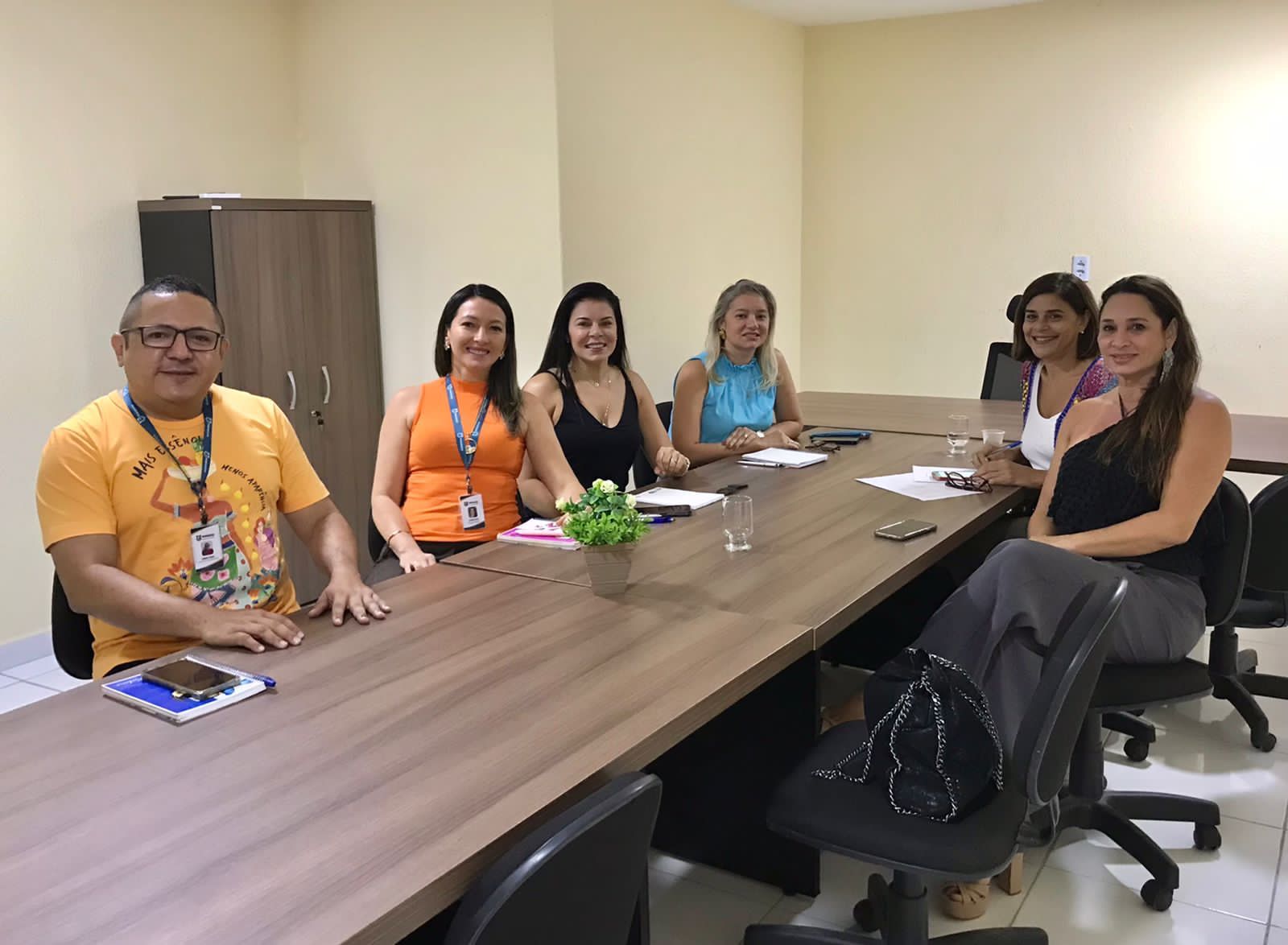 Reunião com a primeira-dama de Itapipoca, Liziany Medeiros e equipe