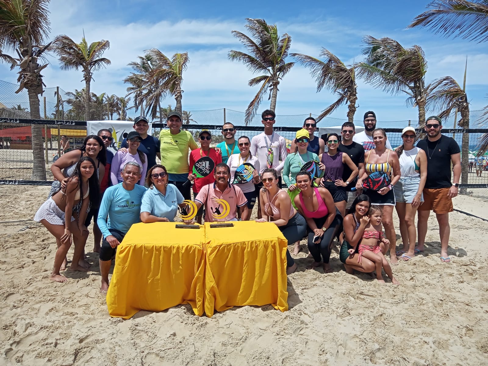 No total, sete duplas participaram do torneio