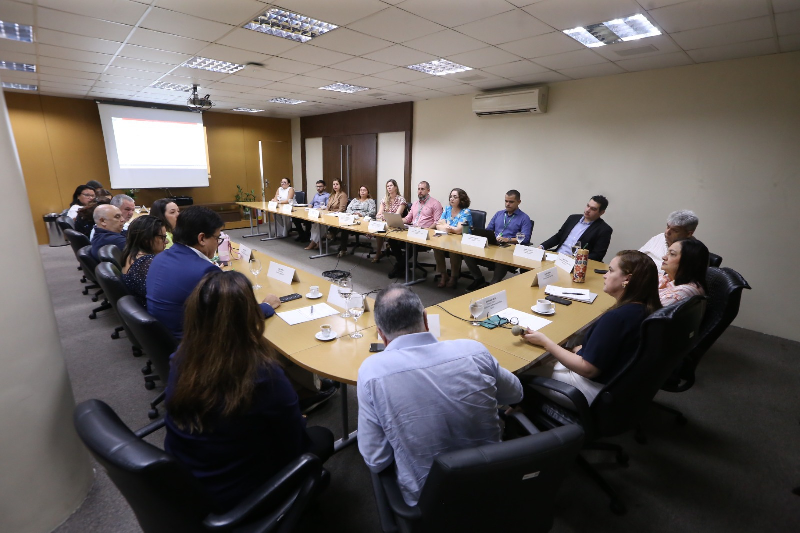 Reunião do Coge, no Salão Nobre da Presidência da Alece