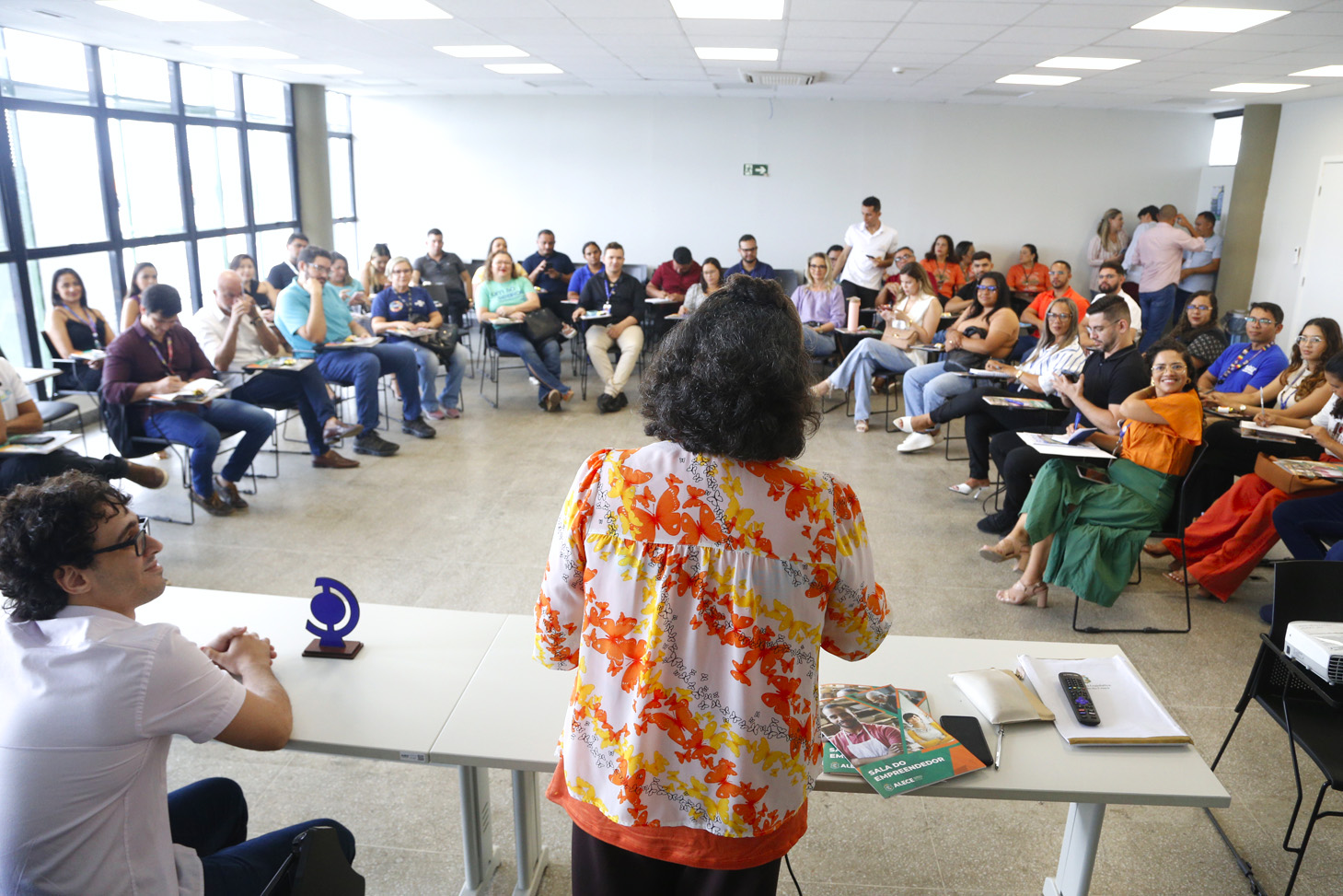 Comitiva do Sebrae do Rio Grande do Norte durante visita à Alece