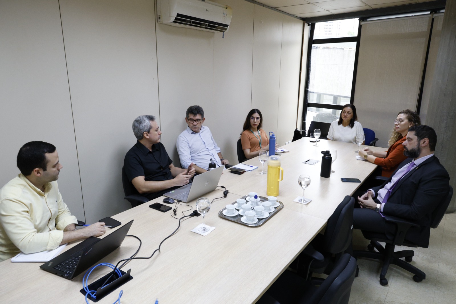 Sílvia Correia comandou a reunião para discutir ações de adequação à LGPD