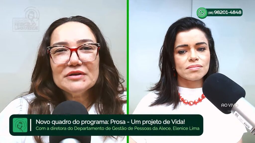 Elenice Ferreira Lima, diretora do DGP, em entrevista concedida ao programa Narcélio Limaverde